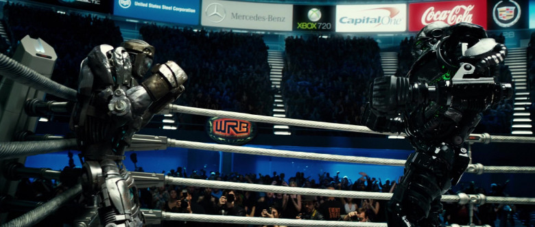 United States Steel Corporation, Mercedes-Benz, Xbox 720, Capital One, Coca-Cola, Cadillac in Real Steel (2011)