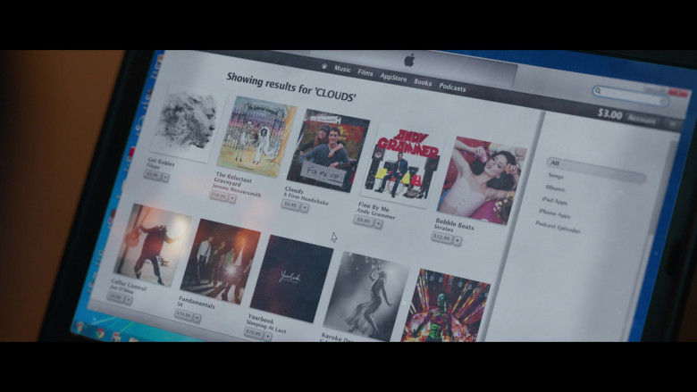iTunes Store by Apple in Clouds Movie