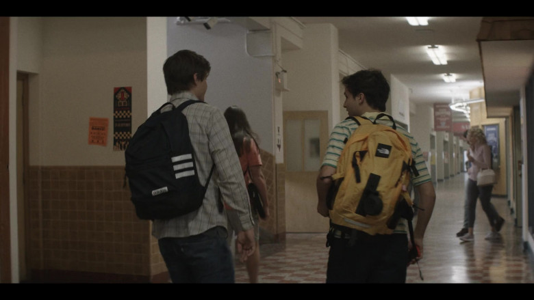 Adidas and The North Face Backpacks in A Teacher S01E02 (2020)