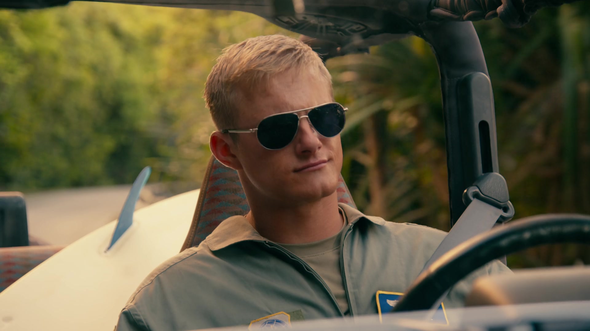 Tom Ford Marko Pilot Sunglasses Of Alexander Ludwig As Captain Andrew Jantz  In Operation Christmas Drop (2020)