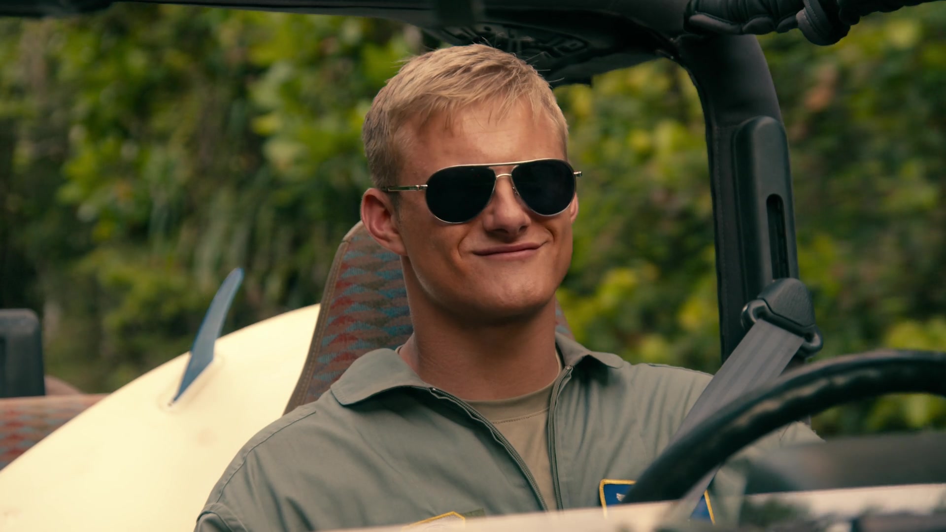 Tom Ford Marko Pilot Sunglasses Of Alexander Ludwig As Captain Andrew Jantz  In Operation Christmas Drop (2020)
