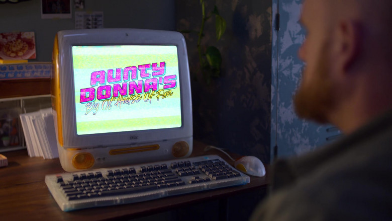 Apple iMac Orange Computer in Aunty Donna's Big Ol' House of Fun S01E04 Dating (2020)