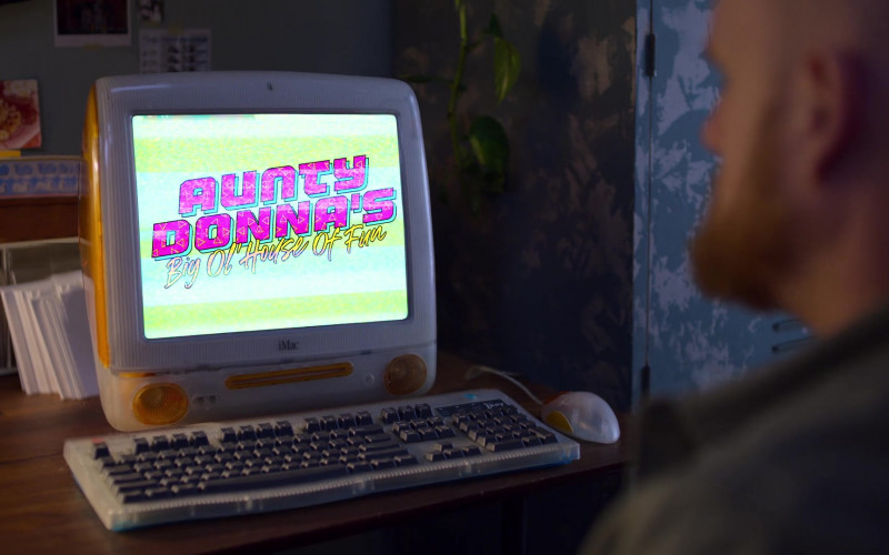 Apple iMac Orange Computer in Aunty Donna’s Big Ol’ House of Fun S01E04 Dating (2020)