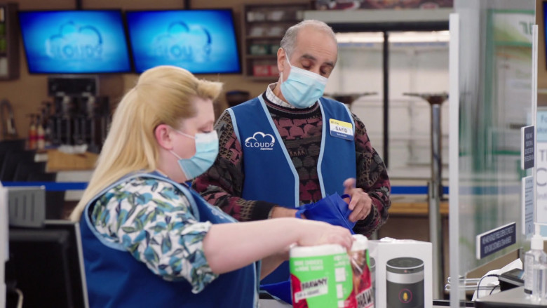 Brawny Paper Towels in Superstore S06E04 Prize Wheel (2020)