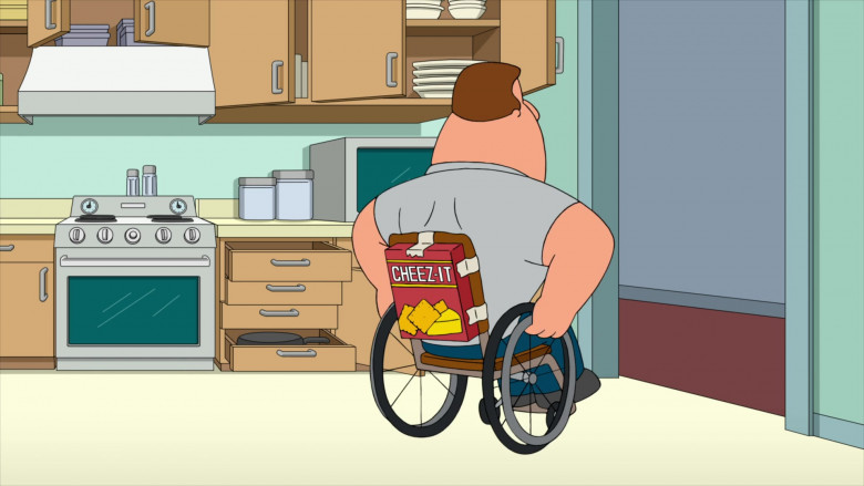 Cheez-It Crackers in Family Guy S19E06 Meg's Wedding (2020)