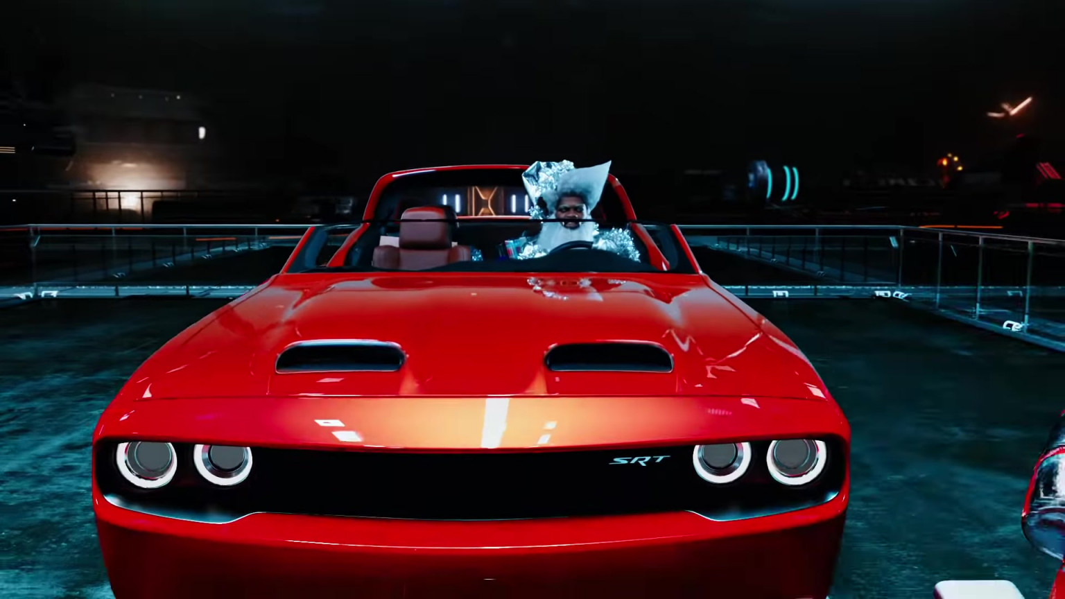 Dodge Challenger SRT Red Muscle Car In �Holiday� By Lil