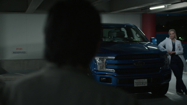 Ford F-150 Blue Pickup Truck in The Good Doctor S04E04 (1)