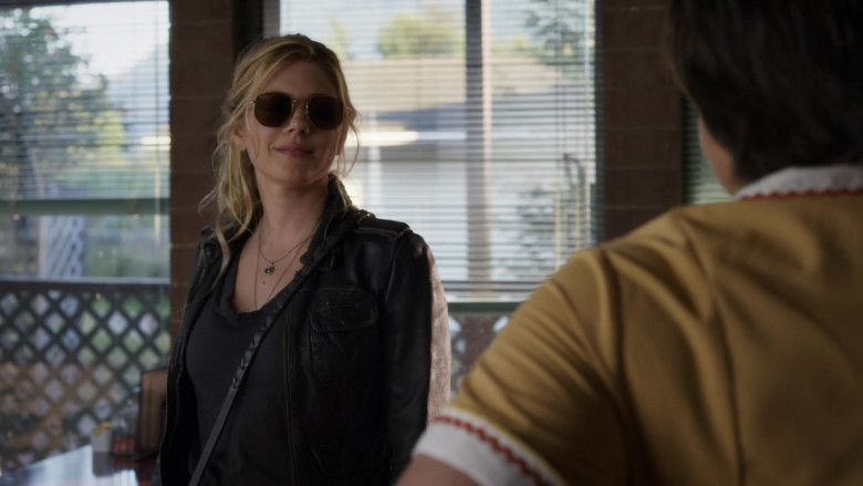 Katheryn Winnick as Jenny Hoyt Wears Ray-Ban 3548n Hexagonal Sunglasses in Big Sky S01E02 TV Show (1)