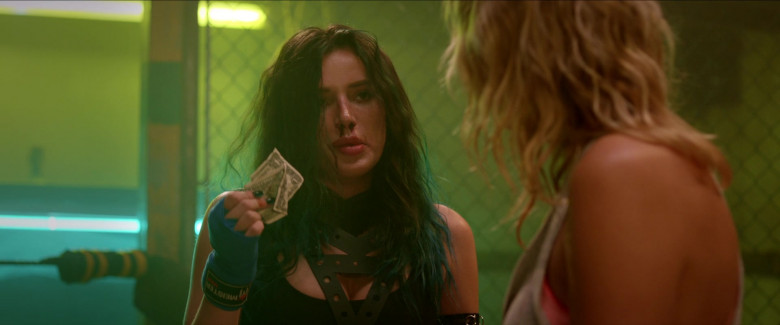 Meister MMA Blue Hand Wraps of Bella Thorne as Olivia in Chick Fight Movie (3)