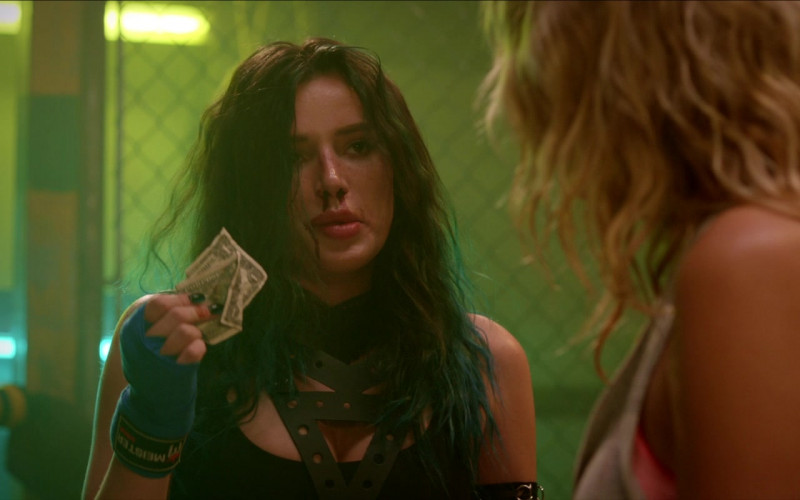 Meister MMA Blue Hand Wraps of Bella Thorne as Olivia in Chick Fight Movie (3)