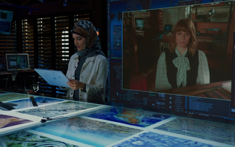 Microsoft Surface Tablet of Medalion Rahimi as Fatima in NCIS Los Angeles S12E02