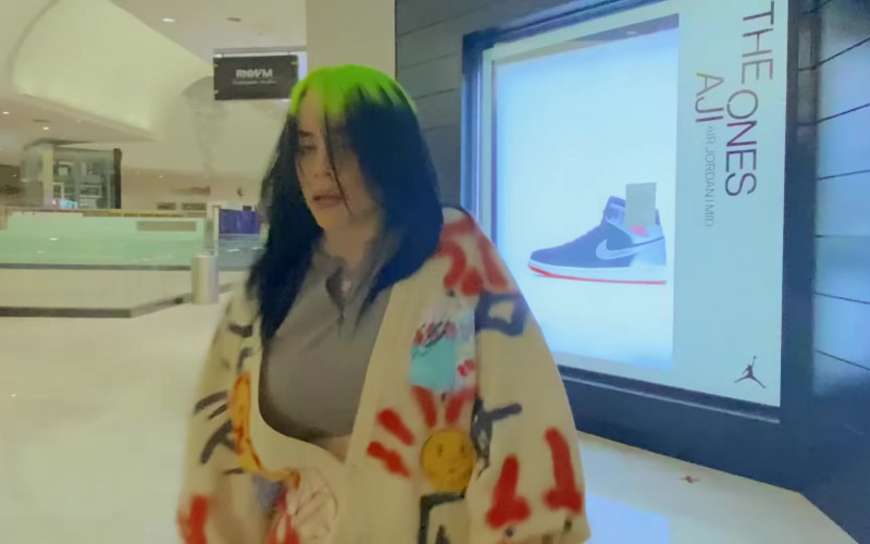 Nike Air Jordan Mid Sneakers in ‘Therefore I Am’ by Billie Eilish (1)
