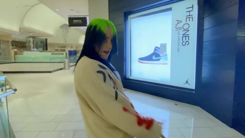 Nike Air Jordan Mid Sneakers in ‘Therefore I Am’ by Billie Eilish (2)
