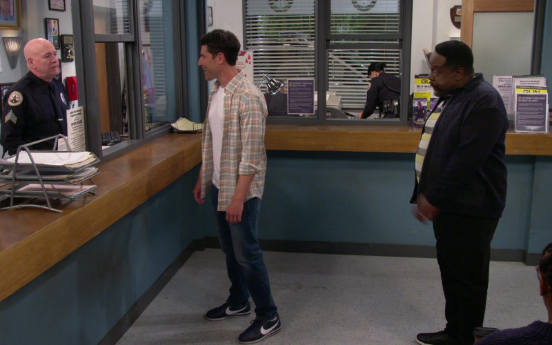 Nike Cortez Sneakers of Max Greenfield as Dave in The Neighborhood S03E01 TV Series (1)