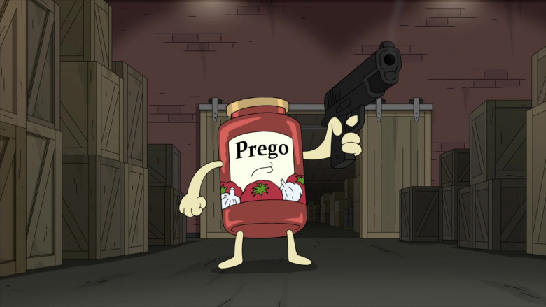 Prego Pasta Sauce in Family Guy S19E05 TV Show (2)