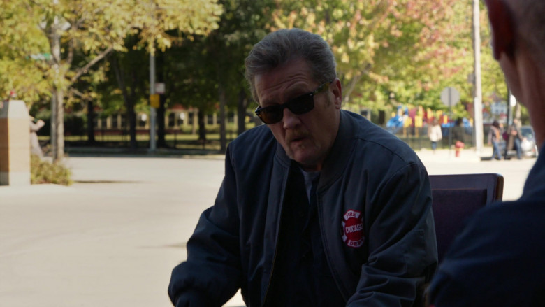 Ray-Ban Sunglasses of Christian Stolte as Senior Firefighter Randall ‘Mouch' McHolland in Chicago Fire S09E01 (1)
