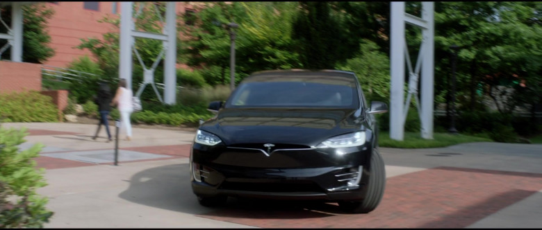 Tesla Model X P100D Black Car of Melissa McCarthy in Superintelligence Movie (1)