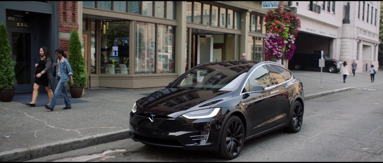 Tesla Model X P100D Black Car of Melissa McCarthy in Superintelligence Movie (10)