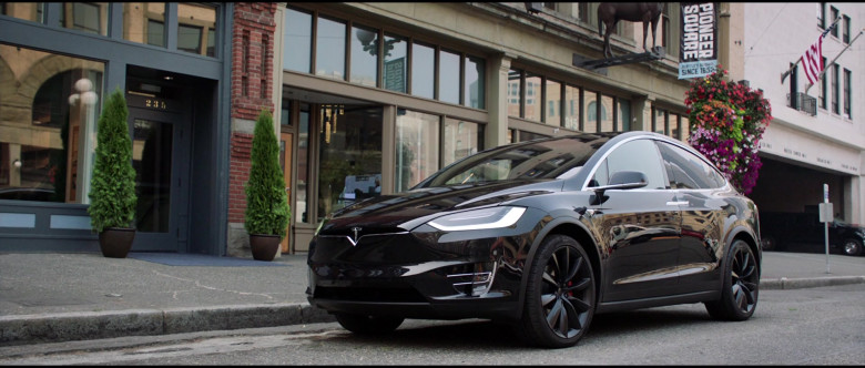 Tesla Model X P100D Black Car of Melissa McCarthy in Superintelligence Movie (11)