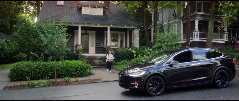 Tesla Model X P100D Black Car of Melissa McCarthy in Superintelligence Movie (12)