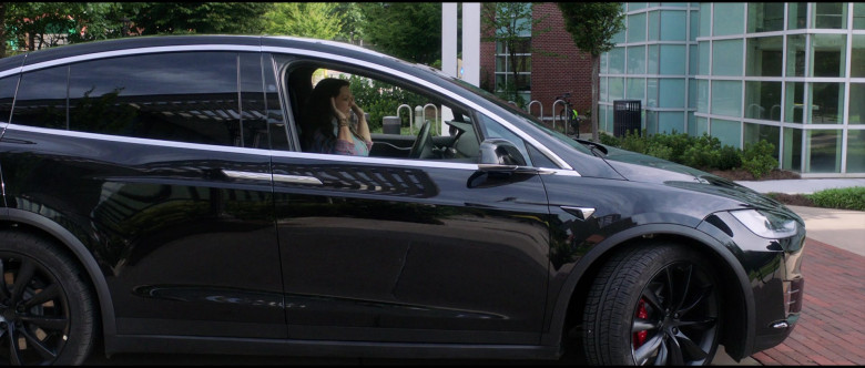 Tesla Model X P100D Black Car of Melissa McCarthy in Superintelligence Movie (3)