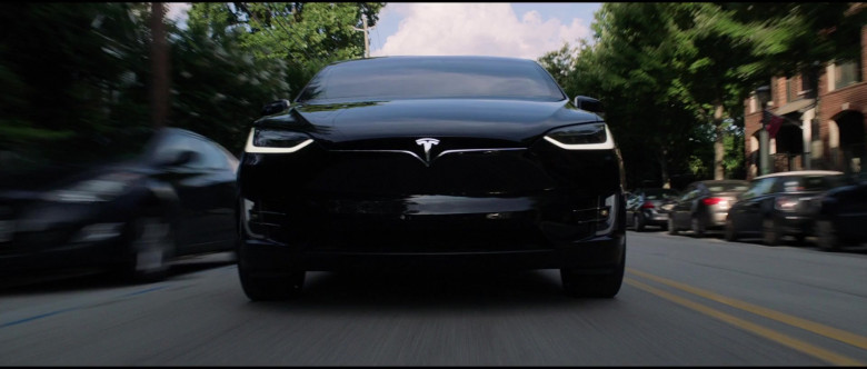 Tesla Model X P100D Black Car of Melissa McCarthy in Superintelligence Movie (4)