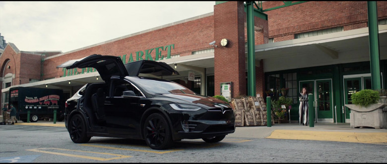 Tesla Model X P100D Black Car of Melissa McCarthy in Superintelligence Movie (9)