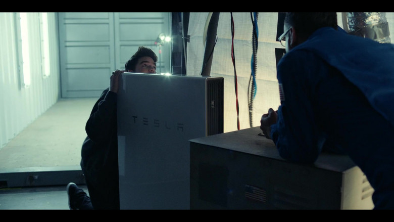 Tesla Powerwall Battery System in Moonbase 8 S01E04 TV Show (2)
