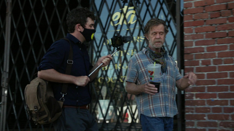 7-Eleven Drink of William H. Macy as Frank Gallagher in Shameless S11E01 (1)