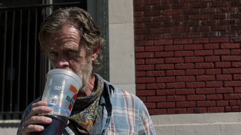 7-Eleven Drink of William H. Macy as Frank Gallagher in Shameless S11E01 (3)