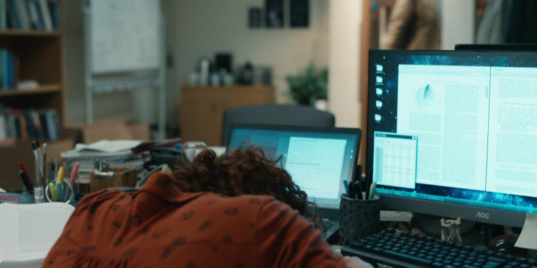 AOC Computer Monitor in His Dark Materials S02E04 Tower of the Angels (2020)
