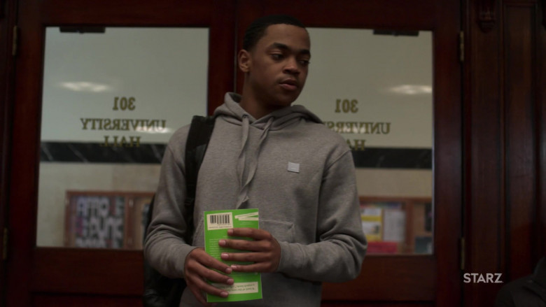 Acne Men’s Hoodie Outfit of Michael Rainey Jr. as Tariq St. Patrick in Power Book II Ghost S01E08 (1)