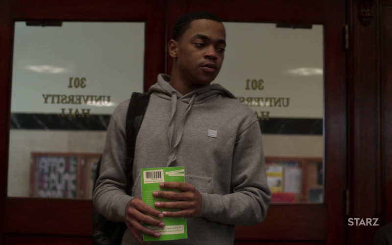 Acne Men's Hoodie Outfit of Michael Rainey Jr. as Tariq St. Patrick in Power Book II Ghost S01E08 (1)