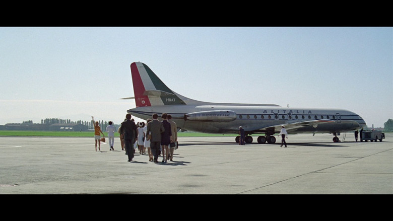 Alitalia Airline in The Italian Job (1969)