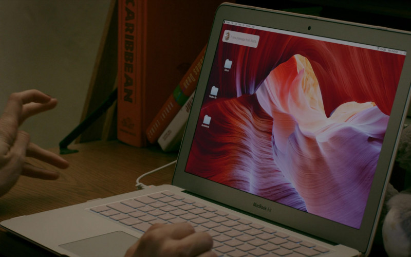 Apple MacBook Air Laptop in Cobra Kai S02E10