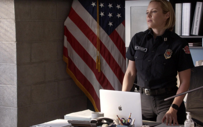 Apple MacBook Laptop of Danielle Savre as Maya Bishop in Station 19 S04E03 (2)