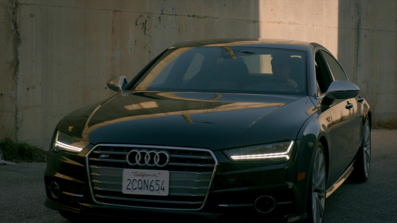 Audi S7 Black Car of Ralph Macchio as Daniel LaRusso in Cobra Kai S02E10 (1)