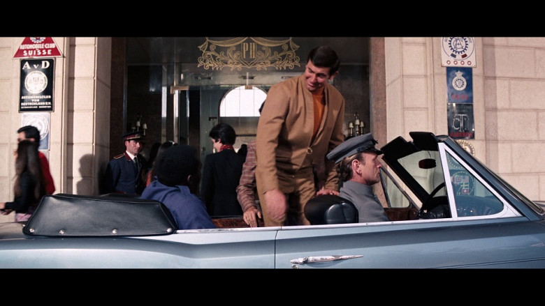 Automobile Club Suisse badge (on the left above the AvD badge) in On Her Majesty's Secret Service (1969)