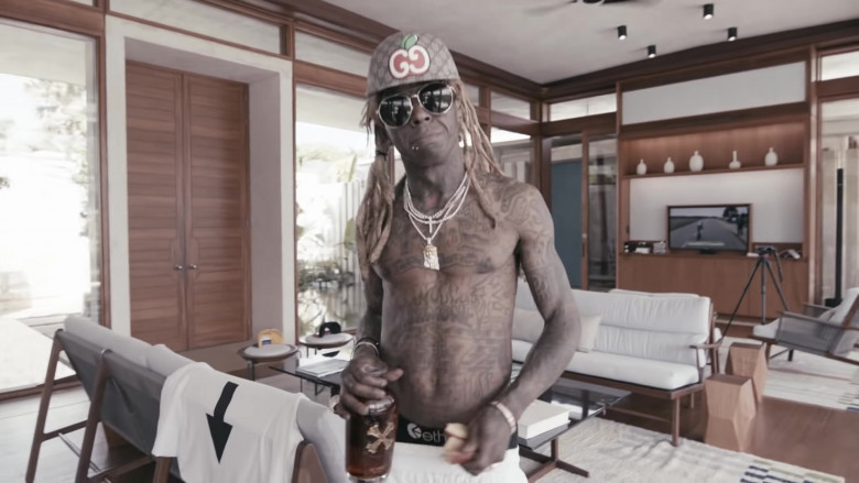 Bumbu Rum Bottle Held by Lil Wayne in Something Different (1)