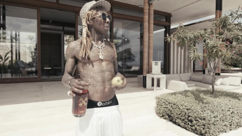 Bumbu Rum Bottle Held by Lil Wayne in Something Different (3)