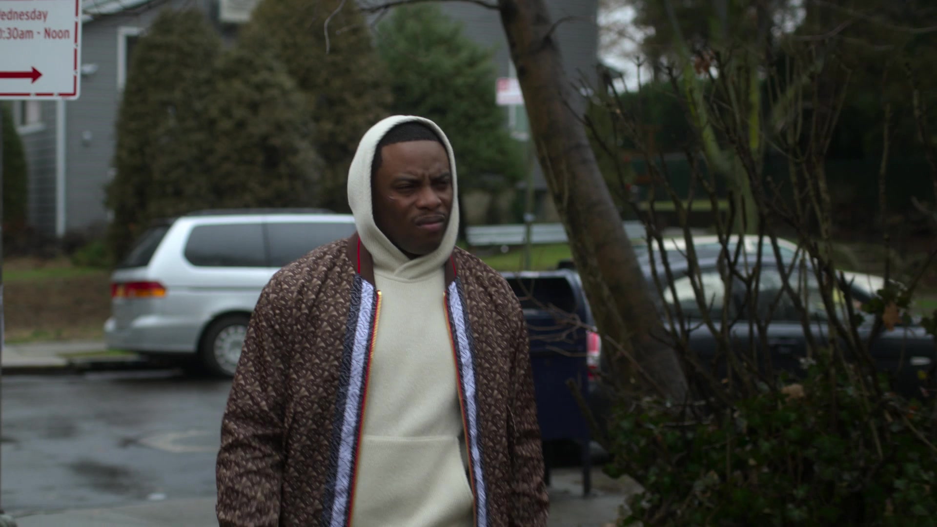 Burberry Reversible Exaggerated Check Padded Jacket worn by Dru Tejada  (Lovell Adams-Gray) as seen in Power Book II: Ghost (S03E04)