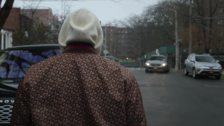 Burberry Monogram Stripe Print Bomber Jacket Outfit of Woody McClain as Cane Tejada in Power Book II Ghost S01E07 (2)