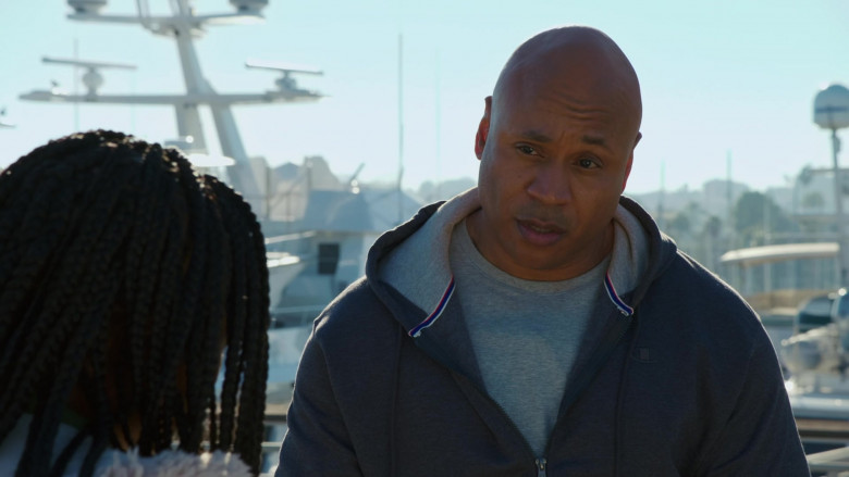Champion Grey Hoodie of LL Cool J as Sam Hanna in NCIS Los Angeles S12E06 (3)