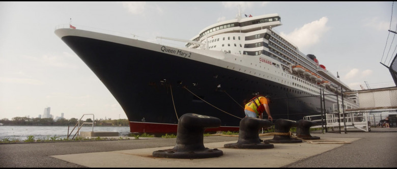 Cunard Queen Mary 2 Luxury Cruise Ship in Let Them All Talk Movie (3)