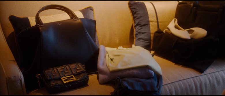 Fendi and Cartier Women’s Bags of Gemma Chan as Karen in Let Them All Talk (2020)