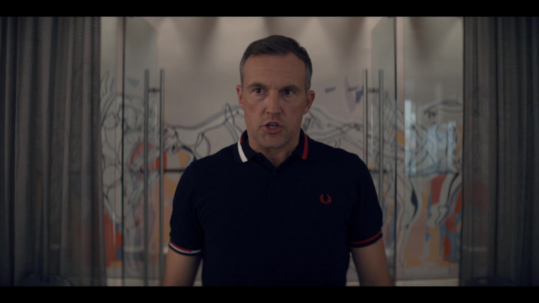 Fred Perry Polo Shirt Worn by Shaun Benson as Topher Brooks in Tiny Pretty Things S01E02 Range of Motion (4)