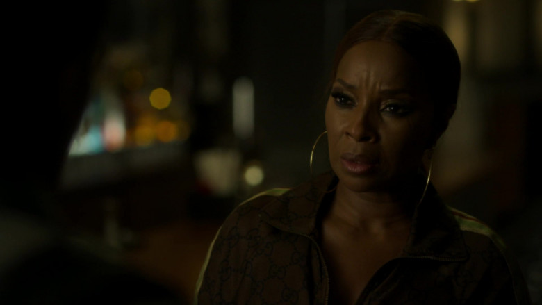 Gucci Women's Tracksuit Outfit of Mary J. Blige as Monet Stewart Tejada in Power Book II Ghost S01E09 (2)