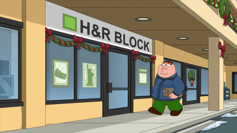 H&R Block Tax Preparation Company in Family Guy S19E09 The First No L (2020)