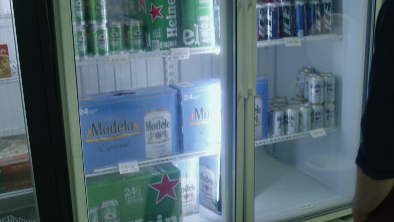Heineken, Modelo and Ice Beer Cans in Cobra Kai S01E05