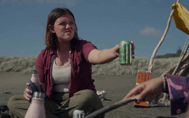 LaCroix Sparkling Water Can Held by Shannon Berry as Dot Campbell in The Wilds S01E05 Day Seven (2)